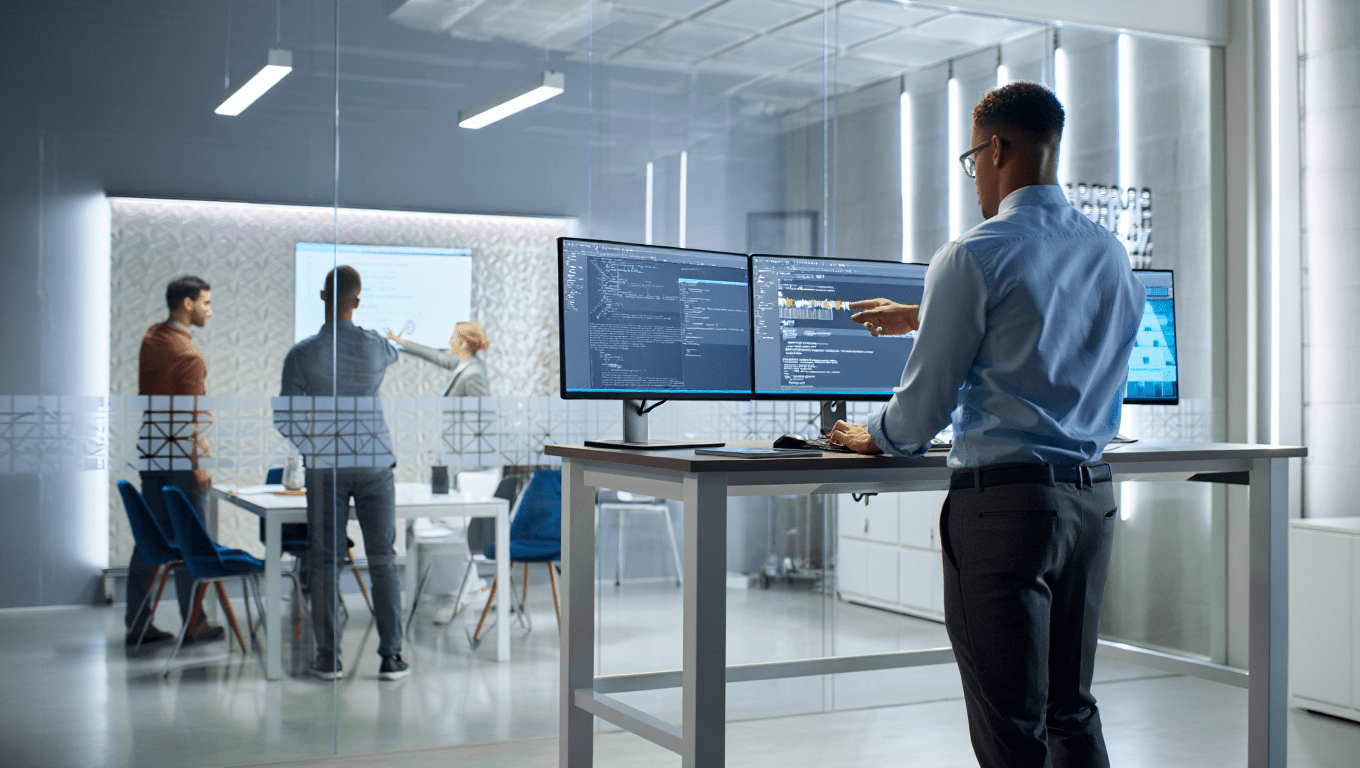 Read more about the article Harnessing AI-Powered Code Generation: Transforming Software Development for Businesses